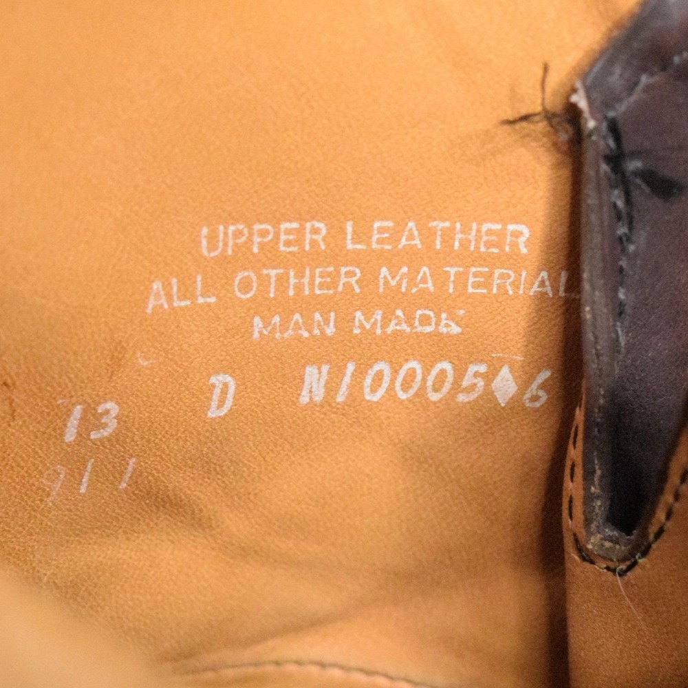Orvis Matterhorn Upland Hunting Boots Mens 13 D Brown Leather Vibram Made In USA - Picture 8 of 11